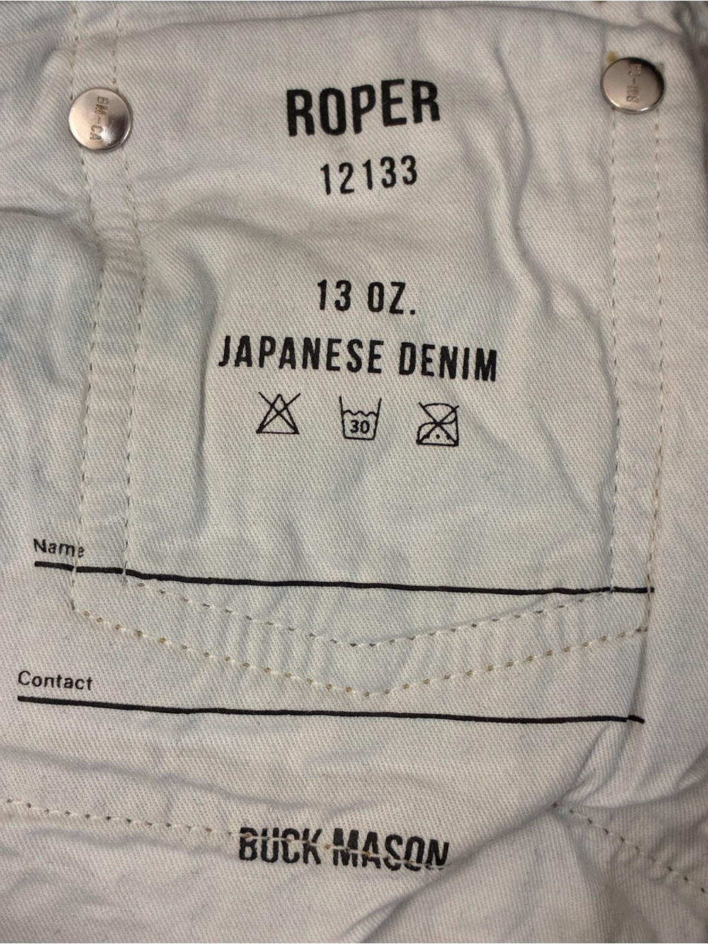 Buck Mason Women’s Japanese Denim Roper Size 28/6 - Picture 4 of 7